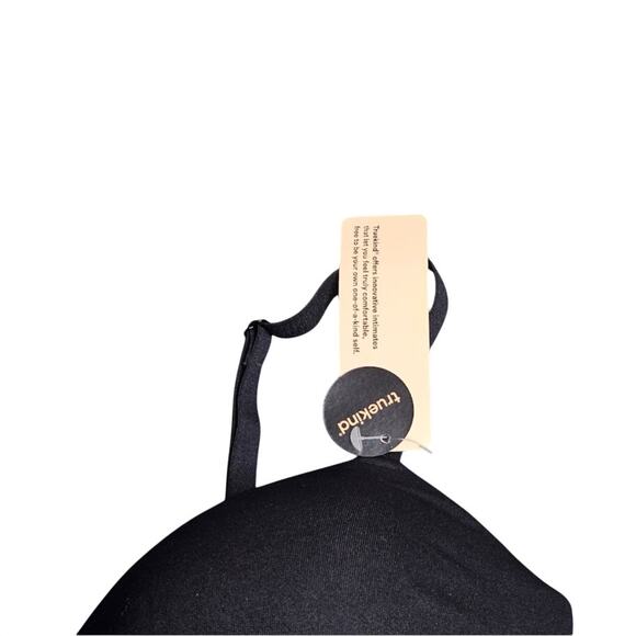 NWT Truekind supportive comfort wireless shaping bra black molded cup size Large - Picture 3 of 5